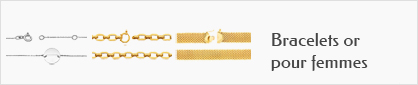 collections de bracelets en or 18 carats pour femmes.