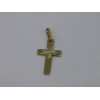 Pendentif croix or 18 carats 16 x 10 mm
