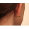 boucles d'oreilles en or 18 carats fashion pour femmes
