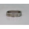 Alliance or blanc 18 carats finition poli 4,5 mm