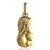 médaille or 18 carats découpée de la vierge