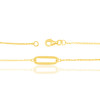 Bracelet or jaune 18 carats "3 maillons" - 18 cm