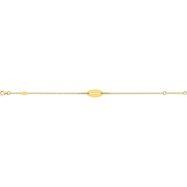 Bracelet or jaune 18 carats "tribal" - 18 cm