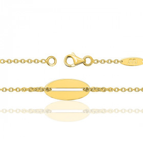 Bracelet or jaune 18 carats "tribal" - 18 cm