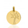 Pendentif en or 18 carats "arbre de vie" 16 mm