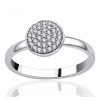 Bague diamant 0,18 carat et or blanc 18 carats