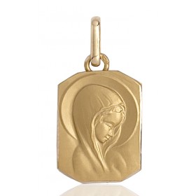 médaille or 18 carats de la vierge