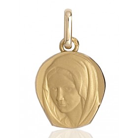 médaille or 18 carats de la vierge