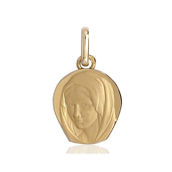 médaille or 18 carats de la vierge