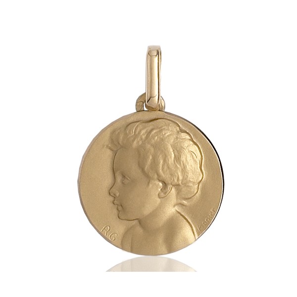 médaille "enfant" en or 18 ronde