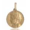 médaille "enfant" en or 18 ronde