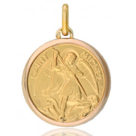 médaille or 18 carats Saint-Michel