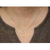 Pendentif en or 18 carats "corse" 22 x 10 mm