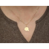 Pendentif en or 18 carats "je t'aime" 15 mm