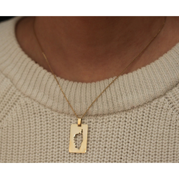 Pendentif en or jaune 18 carats "corse"