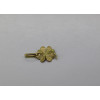 Pendentif en or jaune 18 carats "trèfle"