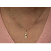 Pendentif "Palme de plongée" or jaune 18 carats