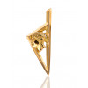 Pendentif en or 18 carats "corse" 32 x 11 mm