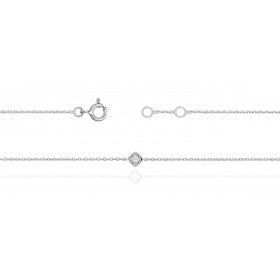 Bracelet ajustable en or 18 carats et diamants 0,04 carat pour femmes