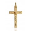Croix or 18 carats avec christ