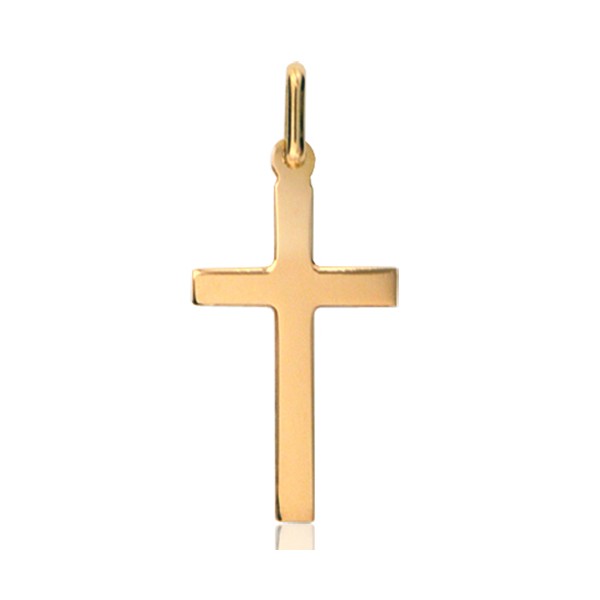 Pendentif croix or 18 carats 22 X 13 mm