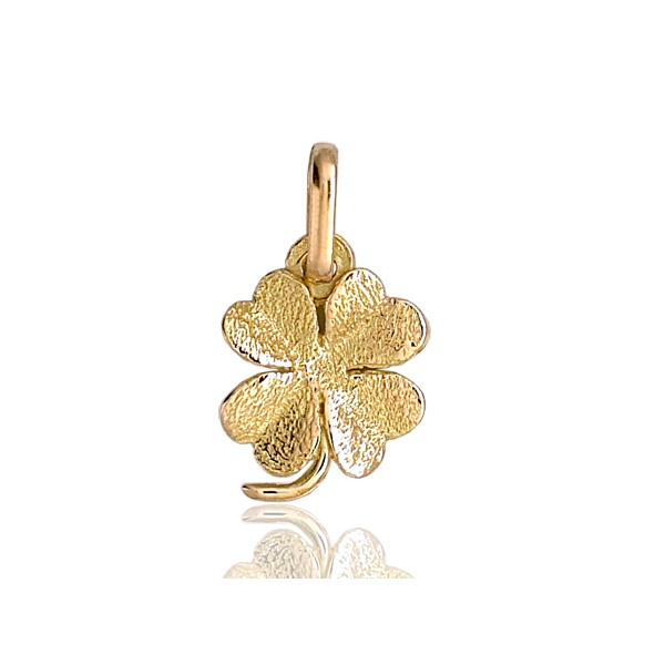 Pendentif or 18 carats "trèfle"