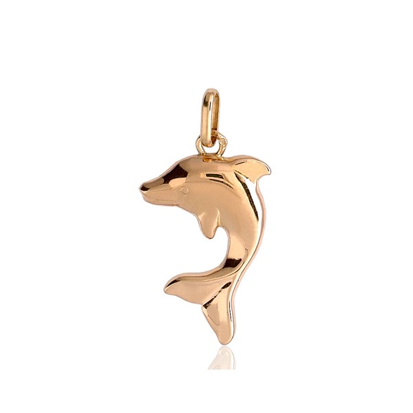 Pendentif or 18 carats "dauphin"