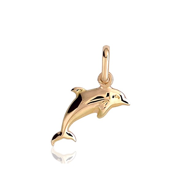 Pendentif or 18 carats "dauphin"