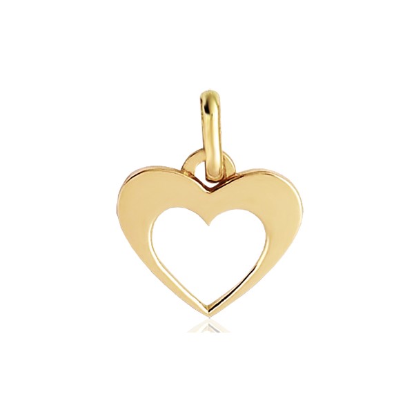Pendentif or 18 carats "cœur ajouré"