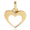Pendentif or 18 carats "cœur ajouré"