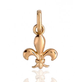 Pendentif en or 18 carats "fleur de lys"