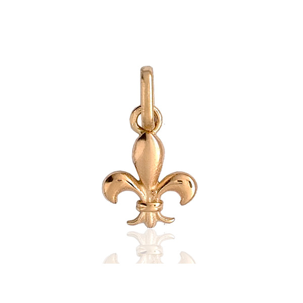 Pendentif en or 18 carats "fleur de lys"