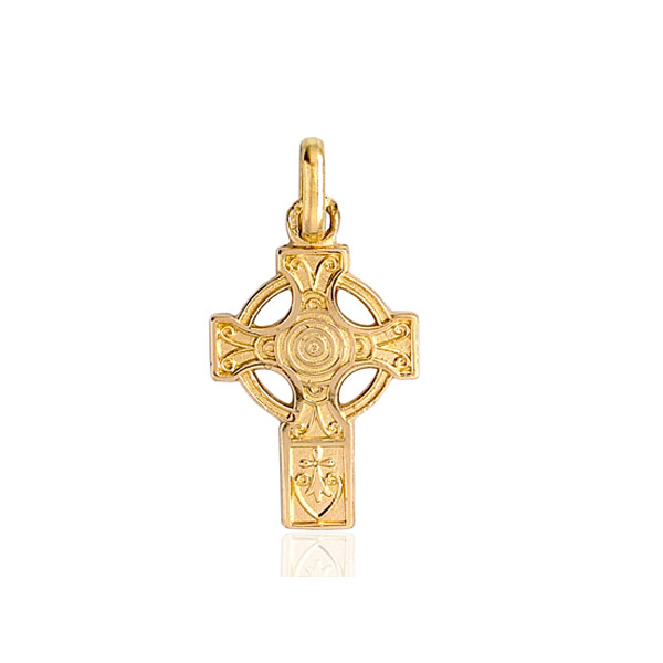Pendentif or 18 carats "croix celtique"