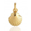 Pendentif en or 18 carats "coquille Saint-Jacques"