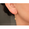 Boucles d'oreilles "pendants antillais" en or jaune 18 carats