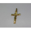 Pendentif or jaune 18 carats "croix et Christ"