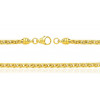 Chaine or jaune 18 carats "spiga" 40 cm