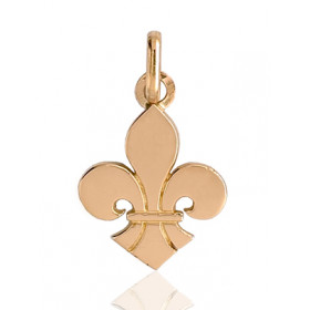 Pendentif en or 18 carats "fleur de lys"