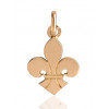 Pendentif en or 18 carats "fleur de lys"