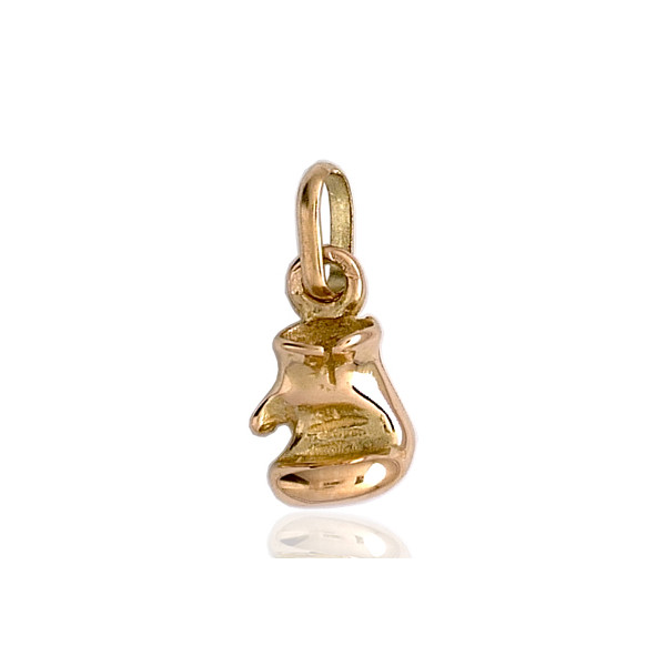 Pendentif or 18 carats "gant de boxe"