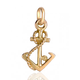 Pendentif or 18 carats "encre de bateau"