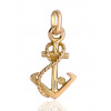 Pendentif or 18 carats "encre de bateau"