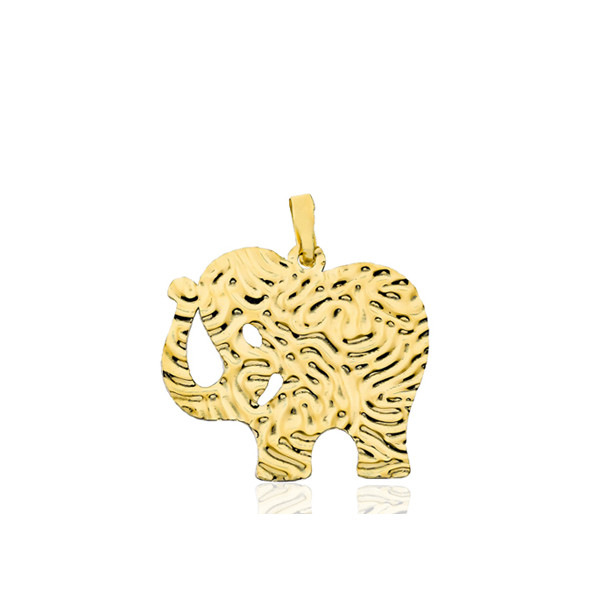 Pendentif or 18 carats "éléphant"