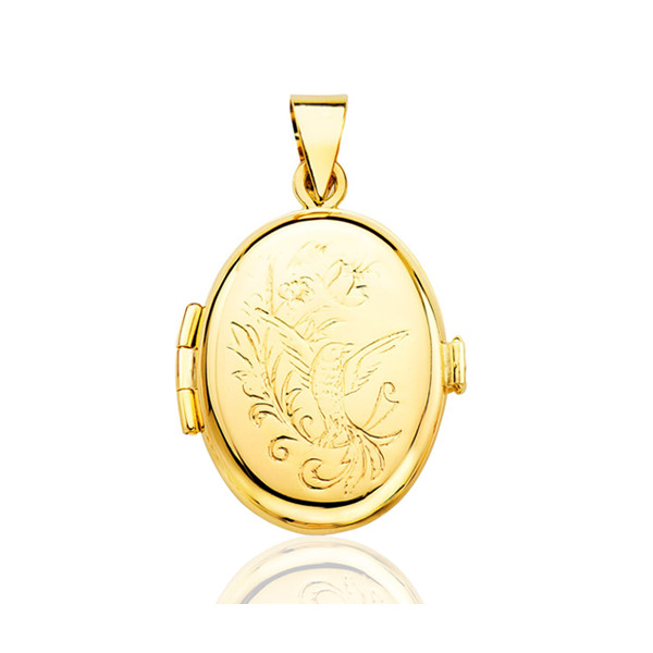 Pendentif cassolette en or jaune 18 carats