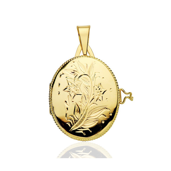 Pendentif cassolette en or jaune 18 carats