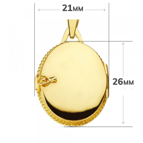 Pendentif cassolette en or jaune 18 carats