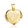 Pendentif cassolette en or jaune 18 carats "cœur"