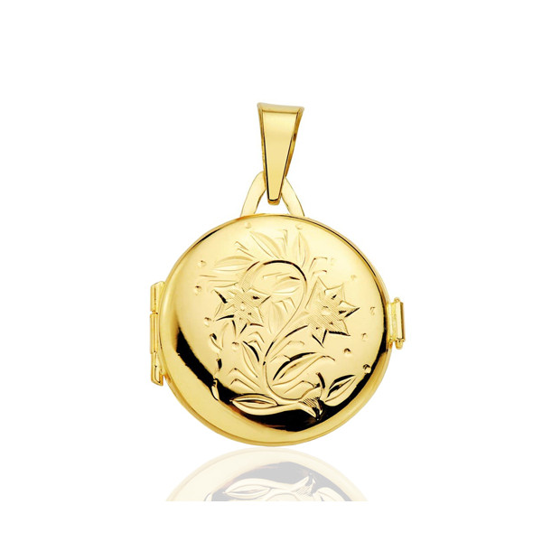 Pendentif cassolette en or jaune 18 carats