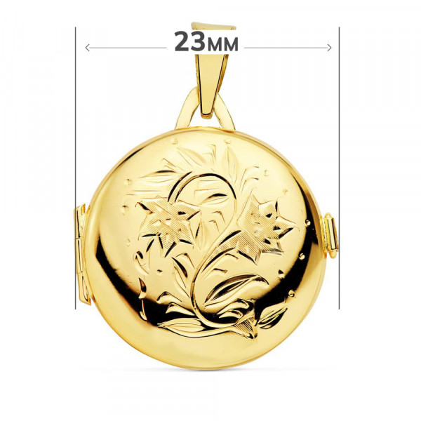 Pendentif cassolette en or jaune 18 carats