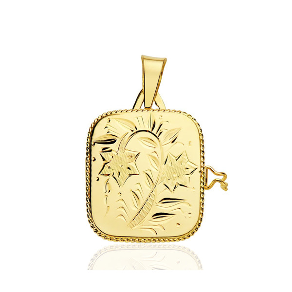 Pendentif cassolette en or jaune 18 carats